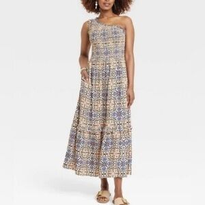 🆕Knox Rose One-Shoulder Mid Dress S🆕